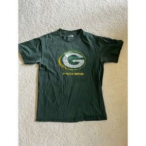 Team Apparel NFL Football Green Bay Packers Men's Size M Cotton T-Shirt Green
